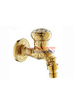 вентиль ДЛЯ БАНИ водоразборный с носиком 1/2' короткий латунь декор бронза (1/50шт)