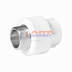 PPR VIEIR Муфта комбинированная 20x1/2" НАР.Р. латунь (270/30шт)