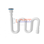 Сифон гофрированный УДЛИНЕННЫЙ, 1470мм, выпуск 70мм с клипсой, гибкая труба 1 1/2- Ø40/50 (50шт)