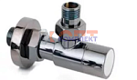 Кран для полотенцесушителя 1/2M*1/2M  VR (2/40шт)