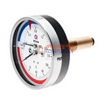 Термоманометр ТМТБ-41T Dy 100 с задним подключением 1/2", 6 бар 0-120*