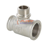 Тройник с переходом на нар. р. 3/4"х3/4"х1/2" вн.-нар.-вн.  (10 /60шт)