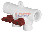 PPR TEBO Коллектор 40x20x2 вых. красн.  (1/25шт)