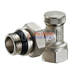 Клапан ZEGOR ручной настроечный НИЖНИЙ УГЛОВОЙ с доп. уплотнением 3/4  (10/120шт)