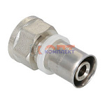 Соединитель пресс с переходом на  вн. р. 20х1/2"  (10 /140шт)