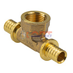 Тройник надвижной с переходом на вн.р. 25(3,5) х 3/4" х 25(3,5)