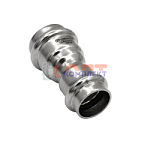 Муфта переходная 2-х раструб из нержавеющей стали22×18  "VER-PRO"   (80/5шт)