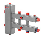 Гидроразделитель с коллектором горизонтальный, 3 контура, до 70 кВт