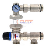 Насосно-смесительный узел для теплого пола ПРЯМОЙ KVS2,6  20 °С- 45 °С  "ViEiR"((8/1шт)