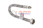 г/п для воды М10х18 - G1/2" 100см Гайка-Н.сталь/ниппель-Н.сталь  (10 /100шт)