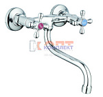 настенный смеситель G.Lauf для кух. мойки, кер. (1/2) 180° JMX12-A605 (2 ШТ в кор)