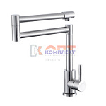 смеситель G.Lauf для кух. м. с пов. изл, ø35, нерж. Сталь, гайка ZAP4-C090