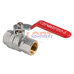 Кран шаровый Дн 20 (3/4")  вн.-вн. рукоятка ГОСТ полнопроходной (6/24шт)