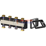 Коллектор распределительный до 3 насосных групп, нерж сталь (с комплектом кронштейнов)