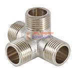 Крестовина двухплоскостная 1/2 нар. (10 /80шт)