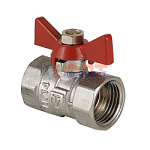 Кран шар. COMPACT, рукоятка бабочка 1/2" вн.-вн.  (20 /320шт)