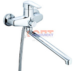 смеситель G.Lauf для ванны с плоским пов. изливом (Lt), ø40 встр.перекл. LWZ7-A182 (1/6шт)