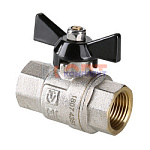 Кран шар. PERFECT, рукоятка бабочка 1/2" вн.-вн. (12 /72шт)