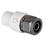 PPR TEBO Переходник комбинированный PP-R 20 - PЕ-Х16х2(цанга)  (50/300шт)