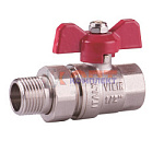 Кран шар. полнопроход. усиленный с полусгоном 1/2" вн.-нар. (10/80шт)