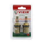 Пара кран-букс для смесители 20 ШЛИЦОВ - 2 VR в блистере (2/170пар)