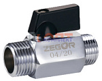Кран шаровый Zegor  MINI 1/2" нар.-нар. (50/200шт)