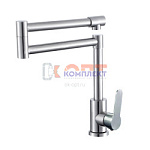 смеситель G.Lauf для кух. м. с пов. изл, ø35, нерж. Сталь, гайка ZAP4-C097