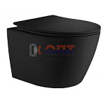 Унитаз подвесной, цвет ЧЕРНЫЙ (1шт)