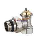 Клапан угловой термостатический ZEGOR (M30x1,5) с доп. уплотнением 1/2" (10 /100шт)