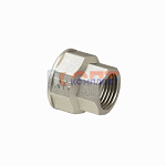 Муфта переходная, латунь, вн резьба 3/4"х1/2", еврослот, никель, RTP (135/1шт)