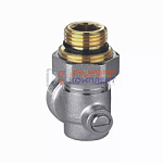 Узел нижнего подключения для радиатора раздельный угловой 3/4"x1/2"(100/1шт)