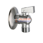 кран шар. угловой мат.хром для подкл. с/т приборов с отраж. 1/2"х3/4" (15/60шт)