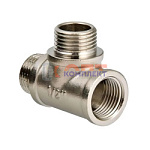 Тройник  НИКЕЛЬ T3/4ш*3/4ш*3/4г  ViEiR (80/5шт)
