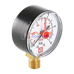 Манометр-индикатор с нижним радиальным подключением; 50мм; 0…4 бар; 1/4"