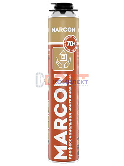 Пена монтажная профессиональная MARCON 70 ULTRA (ВСЕСЕЗОННАЯ)  от -5°С до +35°С  (1000 мл/1028 гр) ( 1