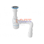 Сифон для умывальника с разбор выпуск 64мм, винт 65мм, гибкая труба 1 1/4-Ø40/50 (40шт)