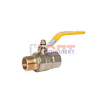 Кран шаровый газовый Zegor полнопроходной Pn40 латунь никель 3/4" вн-нар ручка (шт)