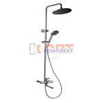 Душевая система G.Lauf  с изливом, ø35, встр. переключение ГРАФИТ (1/5шт), NUD16-A045MG