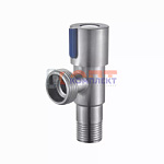 Кран угловой из нерж. стали с керамической кран-буксой 1/2 x3/4 " (100/1шт)