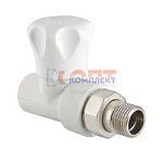 Клапан PPR для подключения радиатора прямой 20х1/2"   (5 /80шт)