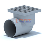 Трап гор.вып.110,н/рег. реш.15х15 нерж. Сухой   (8 шт)