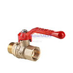 Кран шар. СТАНДАРТ (PN40), длинная рукоятка 1", вн.-нар. (30шт)