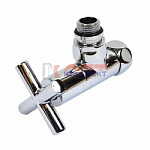 Кран для полотенцесушителя 1/2M*3/4F VR (2/40шт)