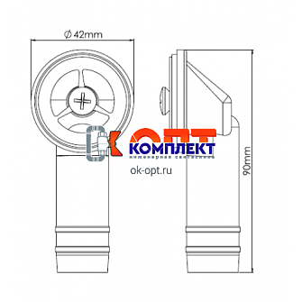 Перелив для сифона круглый (10/100шт) 1