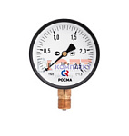 Манометр TM-310P Dy 63 с нижним подключением 1/4", 0-16 бар