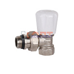 Вентиль ручной регулировки ВЕРХНИЙ УГЛОВОЙ с доп. уплотнением VIEIR 1/2" (10/80шт)