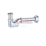 Сифон 1 1/4 латунь хромированный (1/20шт)