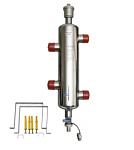Гидравлический разделитель с воздухоотводчиком DN25, 60кВт (8/1шт)