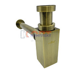 Сифон для раковины, цвет бронза (20/1шт)