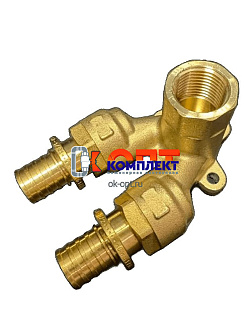 Проточный настенный уголок аксиальный 16x1/2"Fx16 (45/1шт) 1